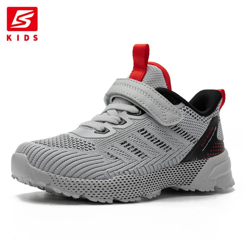 Baasploa Children Running Shoes Fashion Lightweight Boys Sport Sneakers Breathable Mesh Tenis School Shoes for Boys Kids Sneaker - Chic Cart