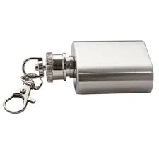 LMETJMA 10 oz Stainless Steel Hip Flask with Funnel Pocket Hip Flask Alcohol Whiskey Hip Flask Screw Cap KC0139 - Chic Cart