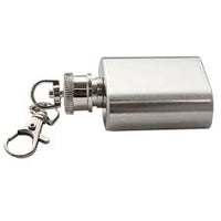 LMETJMA 10 oz Stainless Steel Hip Flask with Funnel Pocket Hip Flask Alcohol Whiskey Hip Flask Screw Cap KC0139 - Chic Cart