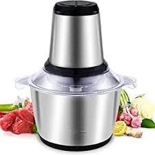 5L Electric Meat Grinders Food Crusher Stainless Steel Multifunctional Vegetable Slicer Processor Chopper Kitchen Appliances - Chic Cart 