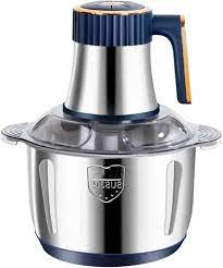 5L Electric Meat Grinders Food Crusher Stainless Steel Multifunctional Vegetable Slicer Processor Chopper Kitchen Appliances - Chic Cart 