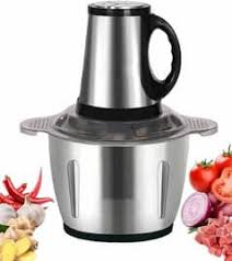 5L Electric Meat Grinders Food Crusher Stainless Steel Multifunctional Vegetable Slicer Processor Chopper Kitchen Appliances - Chic Cart 