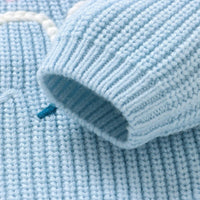 Baby Sweater Knitted Newborn Kid Clothing Fashion Embroidered Letters Tops Outerwear Infant Girl Boy Pullover Long Sleeve Autumn - Chic Cart