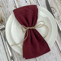 Set of 6 Cotton Cloth Napkins 30x45cm Christmas New Year Decor Fabric Serviette Kitchen Tea Towel Home Wedding Table Decoration - Chic Cart