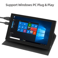 7 Inch IPS LCD Mini HDMI - compatible Universal Touch Screen for Raspberry Pi Windows PC Display Game Console with Case Holder - Chic Cart