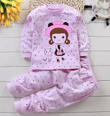 Autumn Sleepwear Pajamas For Girls Boys Long Sleeve Tops+Pants Suits Fashion Home Clothing Baby Kid Sleep Costume