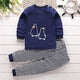 Autumn Sleepwear Pajamas For Girls Boys Long Sleeve Tops+Pants Suits Fashion Home Clothing Baby Kid Sleep Costume
