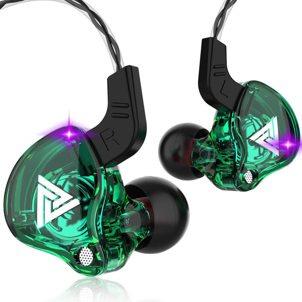 Original QKZ AK6 In Ear Earphone 6 Dynamic Driver Unit Headphone With Mic Stereo Sports HIFI Subwoofer Headset Monitor Earbuds - Chic Cart