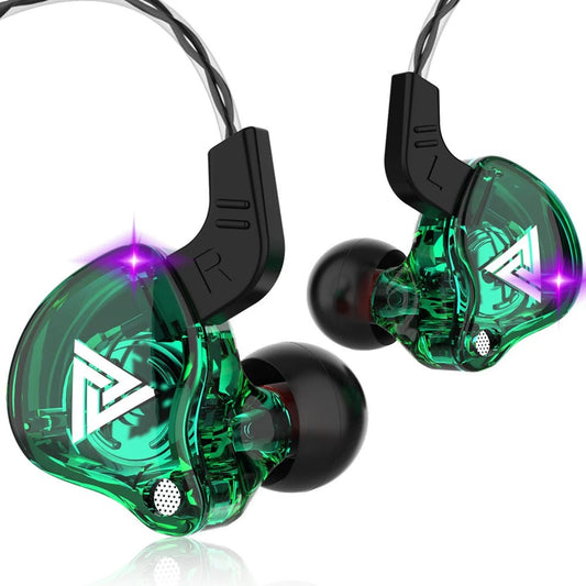 Original QKZ AK6 In Ear Earphone 6 Dynamic Driver Unit Headphone With Mic Stereo Sports HIFI Subwoofer Headset Monitor Earbuds - Chic Cart