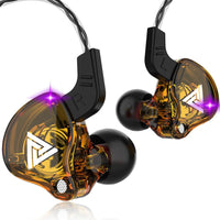 Original QKZ AK6 In Ear Earphone 6 Dynamic Driver Unit Headphone With Mic Stereo Sports HIFI Subwoofer Headset Monitor Earbuds - Chic Cart
