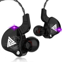 Original QKZ AK6 In Ear Earphone 6 Dynamic Driver Unit Headphone With Mic Stereo Sports HIFI Subwoofer Headset Monitor Earbuds - Chic Cart