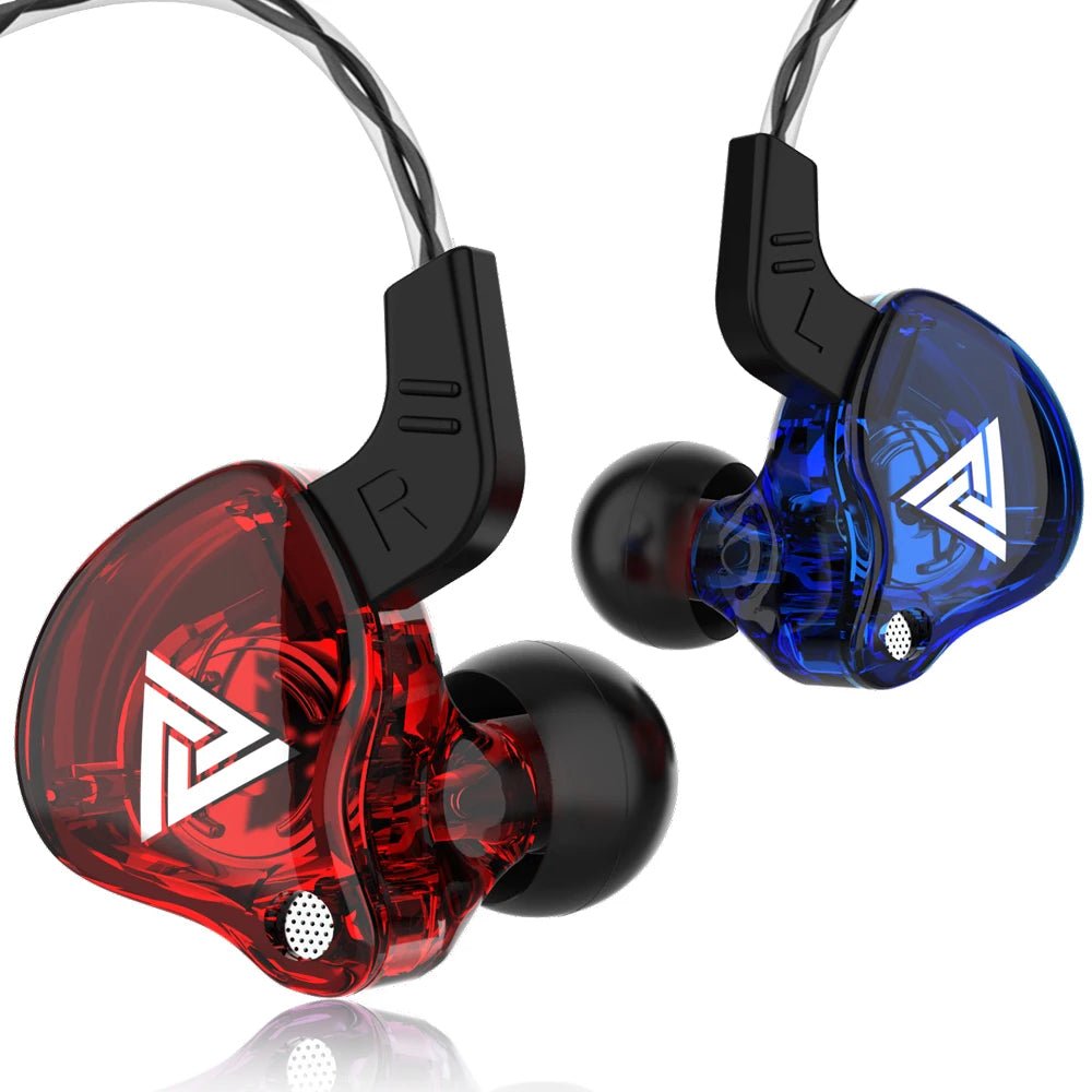 Original QKZ AK6 In Ear Earphone 6 Dynamic Driver Unit Headphone With Mic Stereo Sports HIFI Subwoofer Headset Monitor Earbuds - Chic Cart