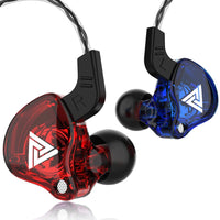 Original QKZ AK6 In Ear Earphone 6 Dynamic Driver Unit Headphone With Mic Stereo Sports HIFI Subwoofer Headset Monitor Earbuds - Chic Cart
