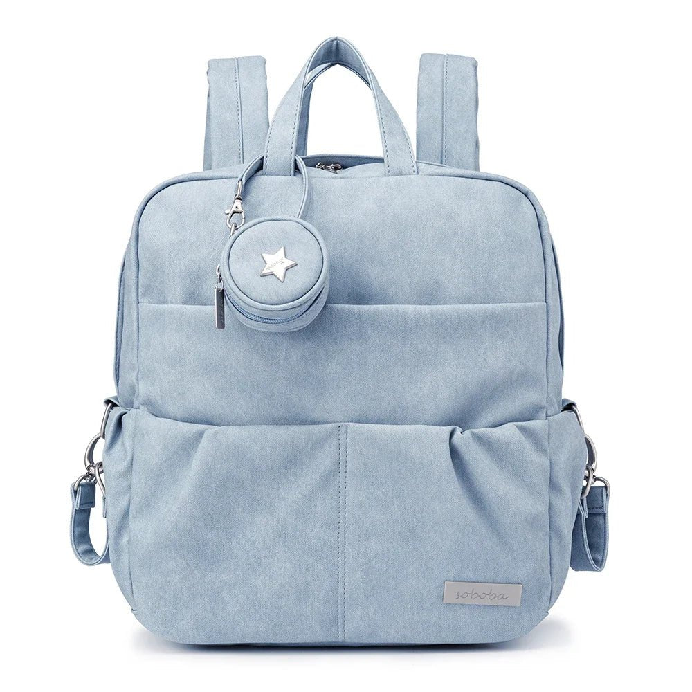 Soboba New Diaper Backpack for Newborn Baby Large Capacity Waterproof Diaper Bag with Pacifier Holder Stylish Diaper Bags - Chic Cart