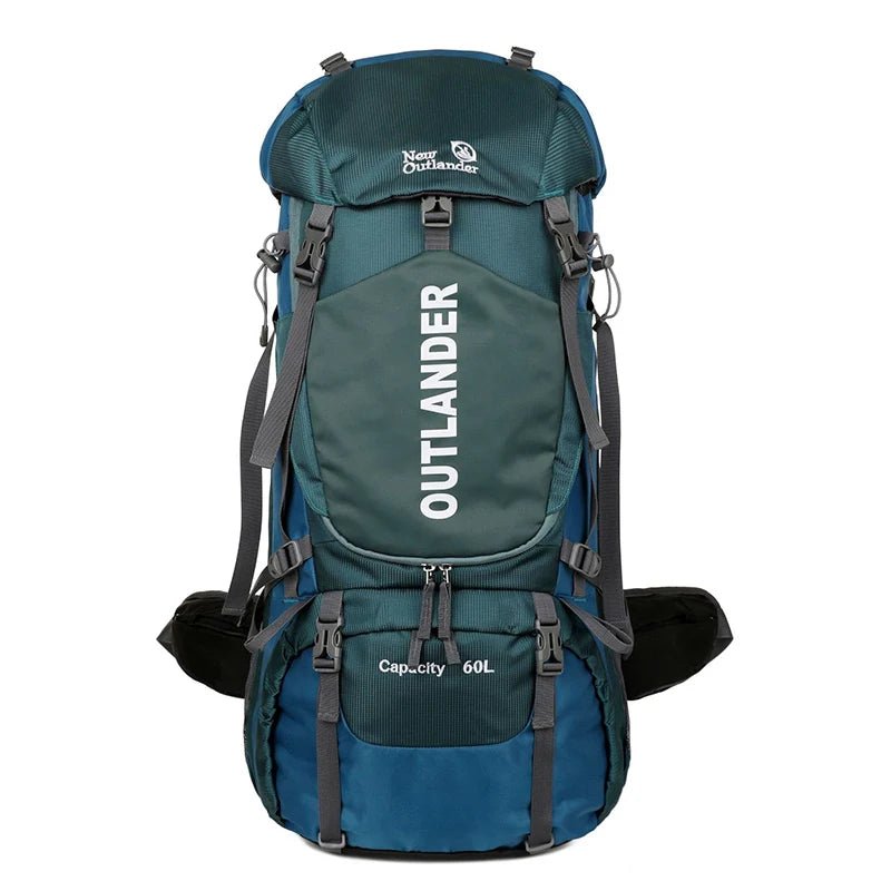 60L Camping Backpack Travel Outdoor Bag Men With Rain Cover Large Hiking Shoulder Waterproof Trekking Mountaineering Rucksack - Chic Cart