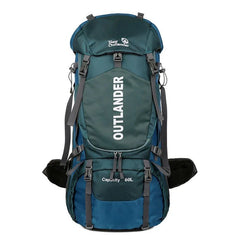 60L Camping Backpack Travel Outdoor Bag Men With Rain Cover Large Hiking Shoulder Waterproof Trekking Mountaineering Rucksack - Chic Cart