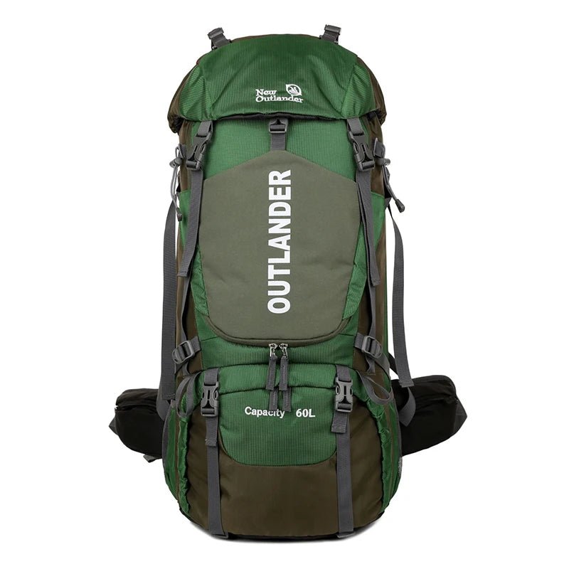 60L Camping Backpack Travel Outdoor Bag Men With Rain Cover Large Hiking Shoulder Waterproof Trekking Mountaineering Rucksack - Chic Cart