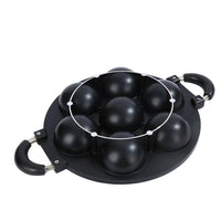 7 Hole Cake Cooking Pan Cast Iron Omelette Pan Non - stick Cooking Pot Breakfast Egg Cooking Pie Cake Mold Cookware Kitchenware - Chic Cart