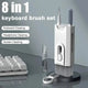 8 In 1 Keyboard Cleaning Kit Earphones Cleaner Brush For AirPods Computer Tablet Laptop TV Screen Mobile Phone Cleaning Tools - Chic Cart