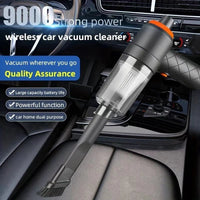Car vacuum cleaner with suction and blowing function, portable, wireless charging, high - power, handheld vacuum cleaner for home - Chic Cart