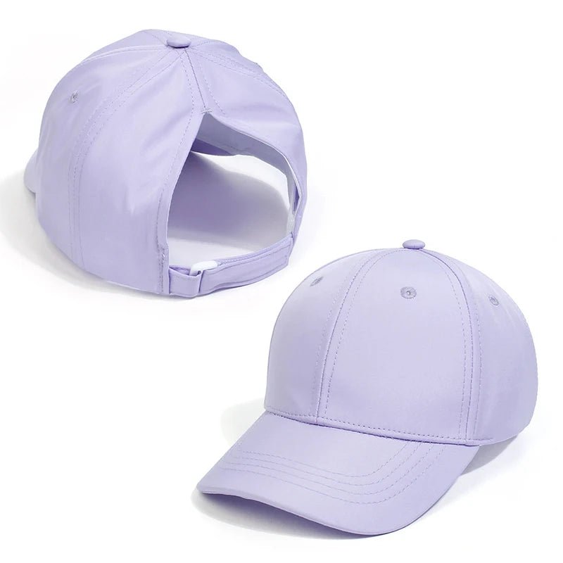 Fashion Kids Baseball Cap For Girls Boys Sun Hat Hollow Back Ponytail Caps Children Snapback Hip Hop Hats Adjustable Bones Caps - Chic Cart