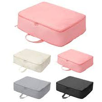 Travel Compression Packing Cubes Bag Portable Suitcase Clothes Organizers Waterproof Luggage Storage Cases Drawer Bags - Chic Cart 
