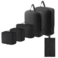 Travel Compression Packing Cubes Bag Portable Suitcase Clothes Organizers Waterproof Luggage Storage Cases Drawer Bags - Chic Cart 