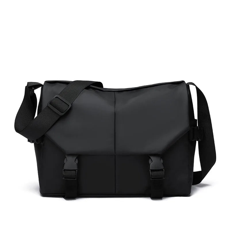 Men Motorcycle Cycling Messenger Bags Waterproof Big Crossbody Shoulder Bag Personalized Hip Hop Street Travel Cross Bag Male - Chic Cart