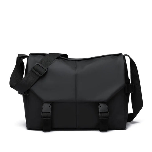 Men Motorcycle Cycling Messenger Bags Waterproof Big Crossbody Shoulder Bag Personalized Hip Hop Street Travel Cross Bag Male - Chic Cart