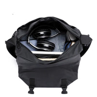 Men Motorcycle Cycling Messenger Bags Waterproof Big Crossbody Shoulder Bag Personalized Hip Hop Street Travel Cross Bag Male - Chic Cart