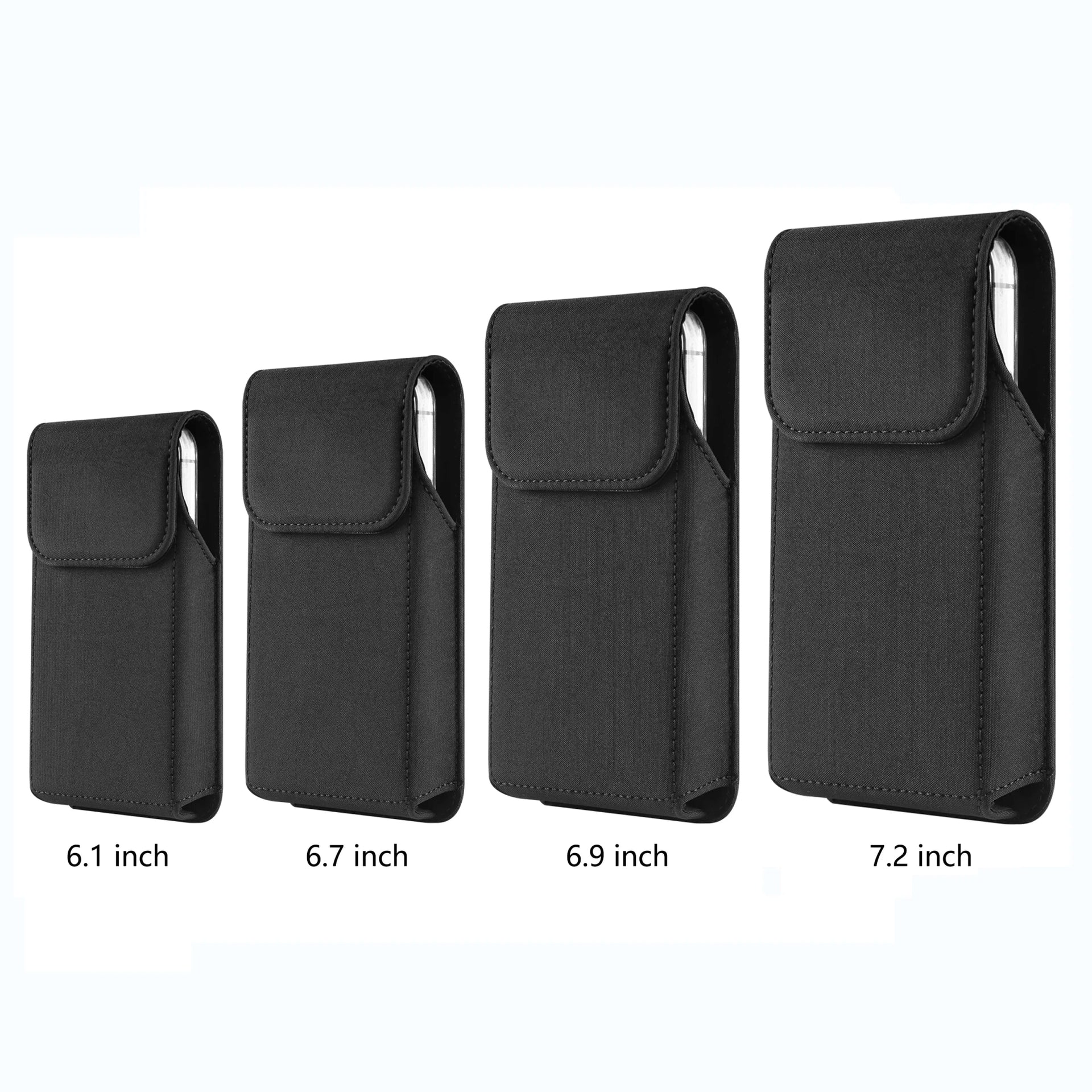Universal Nylon Cloth Belt Clip Waist Bag Pouch For Samsung Galaxy S24 S25 S23 S22 Ultra S21 S20 Plus A15 A25 A33 A54 Cover - Chic Cart