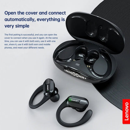 Original Lenovo XT80 Sports Wireless Earphones with Mics, LED Power Display,Hifi Stereo Sound Bluetooth 5.3 TWS HeadphHeadphones - Chic Cart