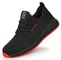 Anti - stab Safety Shoes Men Steel Toe Shoes Puncture Proof Breathable Work Safety Boots ManConstruction Work Shoes Male Sneakers
