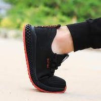 Anti - stab Safety Shoes Men Steel Toe Shoes Puncture Proof Breathable Work Safety Boots ManConstruction Work Shoes Male Sneakers