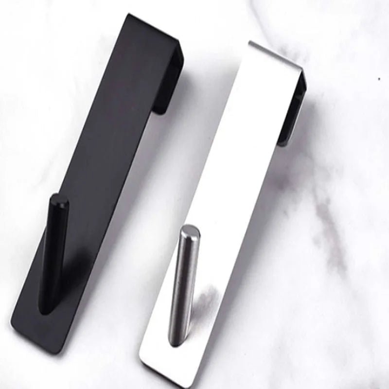 Stainless Steel Over Glass Door Shower Door Back Shower Towel Rack S - Shape Bathroom Bathrobe Hanger Holder Hooks - Chic Cart