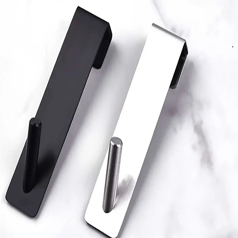 Stainless Steel Over Glass Door Shower Door Back Shower Towel Rack S - Shape Bathroom Bathrobe Hanger Holder Hooks