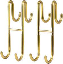 Stainless Steel Over Glass Door Shower Door Back Shower Towel Rack S-Shape Bathroom Bathrobe Hanger Holder Hooks - Chic Cart 
