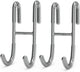 Stainless Steel Over Glass Door Shower Door Back Shower Towel Rack S-Shape Bathroom Bathrobe Hanger Holder Hooks - Chic Cart 