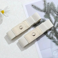 2pcs/set No Buckle Elastic Belt For Women Men Unisex Stretch Belt For Pants Jeans Casual Buckle Free Adjustable Invisible Belt - Chic Cart