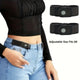 2pcs/set No Buckle Elastic Belt For Women Men Unisex Stretch Belt For Pants Jeans Casual Buckle Free Adjustable Invisible Belt - Chic Cart