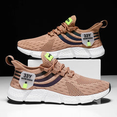 Men Casual Sports Shoes Breathable Lightweight Sneakers Summer Outdoor Tennis Running Walking Shoes Male Vulcanized Shoes Man - Chic Cart