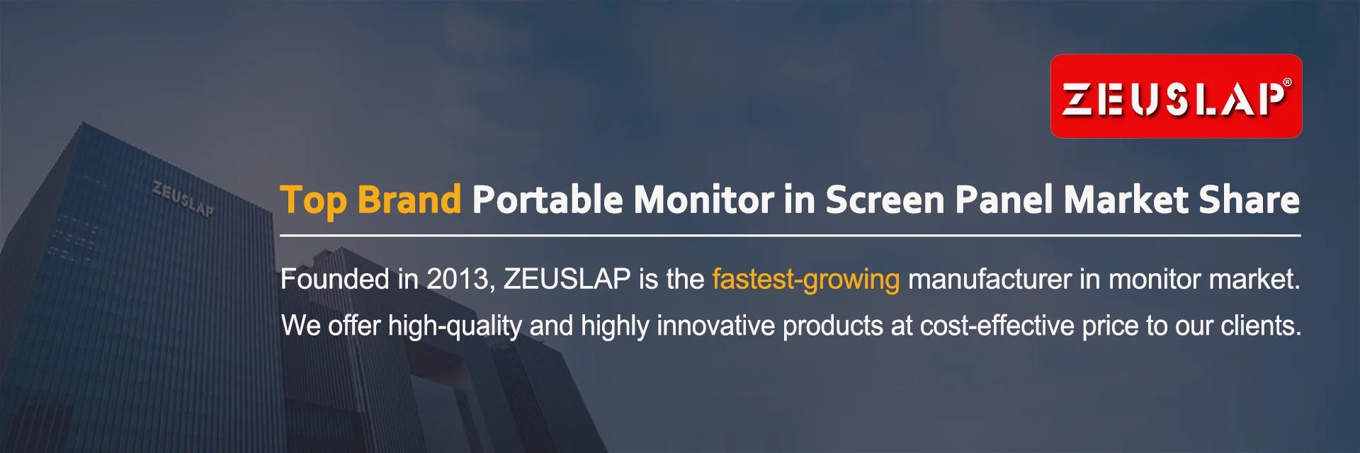 ZEUSLAP 14" 16:10 Touch Screen Portable Monitor 1920*1200P 100%sRGB 400Cd/m² Travel Display for Laptop Computer - Chic Cart
