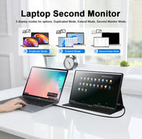 ZEUSLAP 14" 16:10 Touch Screen Portable Monitor 1920*1200P 100%sRGB 400Cd/m² Travel Display for Laptop Computer - Chic Cart
