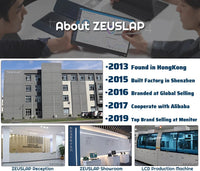 ZEUSLAP 14" 16:10 Touch Screen Portable Monitor 1920*1200P 100%sRGB 400Cd/m² Travel Display for Laptop Computer - Chic Cart
