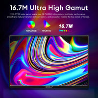 ZEUSLAP 14" 16:10 Touch Screen Portable Monitor 1920*1200P 100%sRGB 400Cd/m² Travel Display for Laptop Computer - Chic Cart