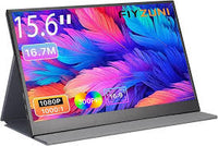ZEUSLAP 16" 2.5K 144hz Portable Monitor 2560*1600 16:10 100%sRGB 500Cd/m² Travel Gaming Display for Laptop Switch PS4 Ps5 Xbox - Chic Cart 