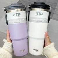 Tyeso Coffee Cup Stainless Steel Thermos Bottle Double-layer Insulation Cold And Hot Travel Mug Vacuum Flask Car Water Bottle - Chic Cart 