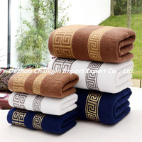 Pure Cotton Towel 34x75cm Embroidered Towels For Adults Quick - Dry Thicken Soft Face Towels Absorbent - Chic Cart