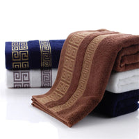 Pure Cotton Towel 34x75cm Embroidered Towels For Adults Quick - Dry Thicken Soft Face Towels Absorbent - Chic Cart