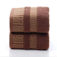 Pure Cotton Towel 34x75cm Embroidered Towels For Adults Quick - Dry Thicken Soft Face Towels Absorbent - Chic Cart